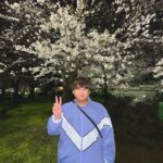 JinJin Instagram - 夜桜ほんまに綺麗すぎた最高^_^ はっぴーはっぴー^_^