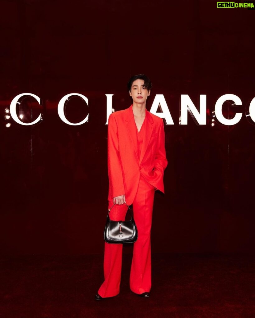 Jirawat Sutivanichsak Instagram - Gucci Ancora Spring/Summer 2024 Asia Press Open House #GucciValigeria #GucciAncora #GucciSS24 Singapore, Singapore