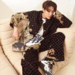 Jirawat Sutivanichsak Instagram - Light of the bonfire. Me and my LV essential @louisvuitton