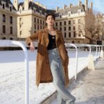 Jirawat Sutivanichsak Instagram - #LOEWE #LOEWEFW24 #LOEWExDew #LOEWEFW24xDewPhuwin Paris, France