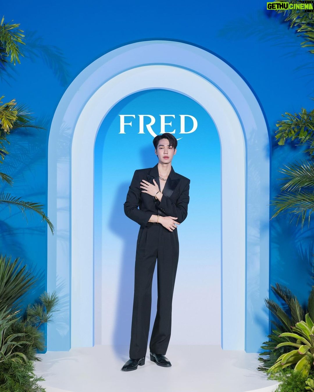 Jirawat Sutivanichsak Instagram - Witnessing Monsieur Fred Inner Light’s brilliance in Thailand was a true honor. 💎💙 Thank you, @fredjewelry! #FREDHighjewelry #FREDJewelry #MonsieurFredInnerLight