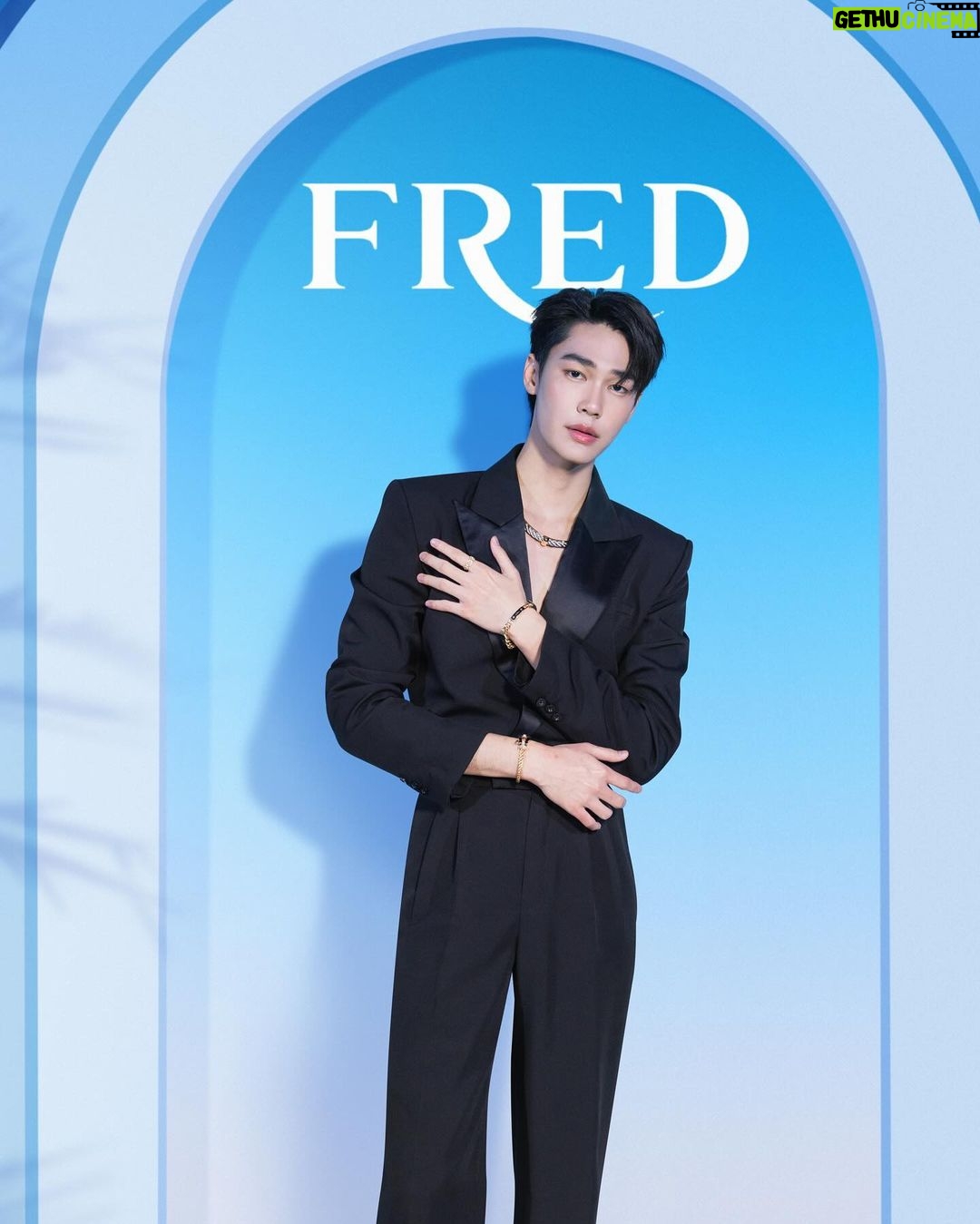 Jirawat Sutivanichsak Instagram - Witnessing Monsieur Fred Inner Light’s brilliance in Thailand was a true honor. 💎💙 Thank you, @fredjewelry! #FREDHighjewelry #FREDJewelry #MonsieurFredInnerLight