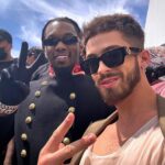 João Guilherme Ávila Instagram - ¡OFFSET! no better way to start this A M A Z I N G day 🥂 *ele tá sorrindo :)) École Militaire