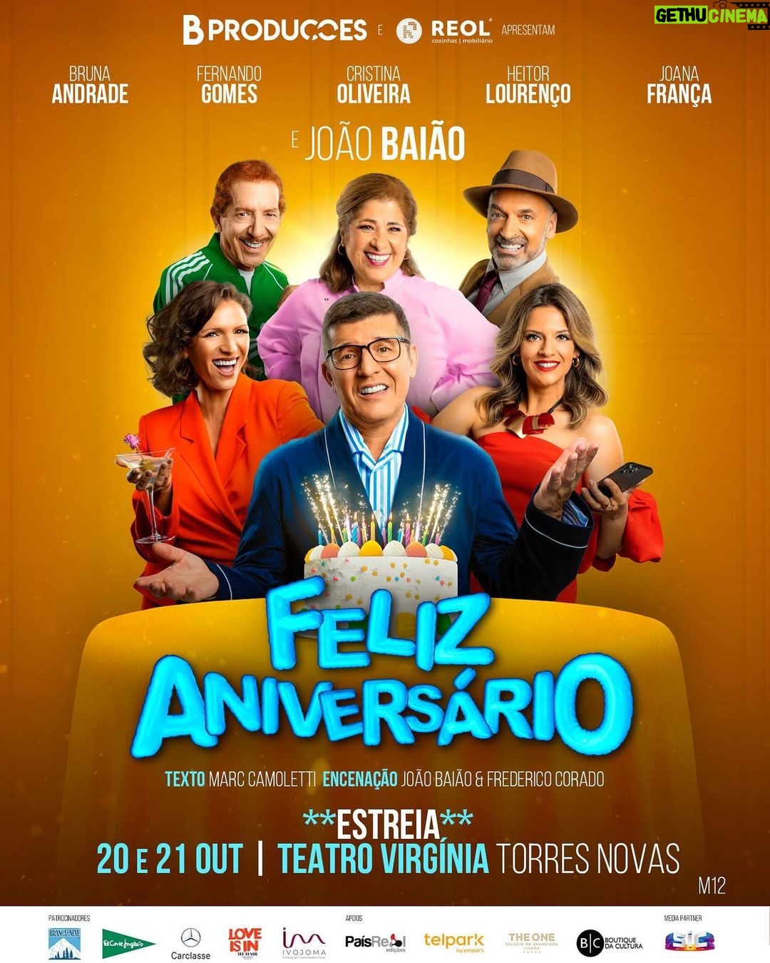 Joana França Instagram - Estreia hoje “Feliz Aniversário”! ✨ Há dois meses que juntos construímos uma das melhores comédias que vou ter o prazer de fazer. Tem sido um processo de aprendizagem e crescimento pelo qual sou muito grata! A vida tem sido muito boa e generosa comigo e eu posso levantar as mãos para os céus e agradecer muito a Deus, todos os dias! Mas há um agradecimento muito especial que tenho de fazer, ao melhor “amante” que a vida me deu @joaobaiaobaiao ! Obrigada por me dares a oportunidade de estar contigo, aprender contigo e poder fazer parte deste projeto maravilhoso e gigante! Agradeço muito ao tremendo @fcorado, aos meus fabulosos e excecionais colegas, com quem, igualmente, tenho aprendido tanto: @fergom22 @heitor_lourenco @cristina_oliveira6 @brunareisandrade e também o meu agradecimento à maravilhosa @b_producoes_ (Carlos Gonçalves, João Duarte, Tiago Pereira e Fernando Alves) que é sem dúvida uma produtora de excelência que sempre trata todos tão bem! Obrigada por tanto! Quero ainda agradecer à fabulosa equipa técnica que é também quem faz possível o nosso “Feliz Aniversário” acontecer da melhor forma e com a maior grandeza, sempre que precisamos #youguysarethebest (A nossa maravilhosa Mila, Vanda, Carlos, Odi, Cambão, Sr.Pedro, Francisco e Daniel). Vamos ser muito felizes por este Portugal maravilhoso e levar Teatro ao fantástico público que já está a esgotar todas as salas anunciadas! Mas só assim faz sentido porque a arte que fazemos é para vocês, querido PÚBLICO! Que comece a celebração 🙌🏼🥳🥂🍾 #joanafrança #teatro #comedia #felizaniversario #bproducoes #tour #portugal