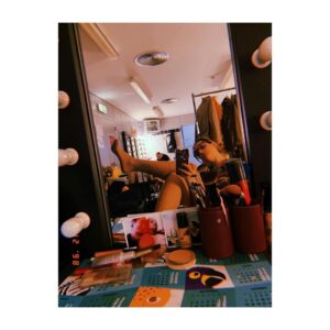 Joana França Instagram - Back in the days when Theatre was alive and well! Hope to see you soon, my love...
.
.
.
.
.
.
.
.
#theatre #art #artistic #love #music #musicaltheatre #actress #actriz #singer #cantora #dressingroom #backstage #camarim #bastidores #saudade #hopetoseeyousoon #damnyoucovid19 #wewillriseagain