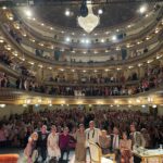 Joana Pais de Brito Instagram - Obrigada ❤️ @fproducao @teatrodatrindade @diogoinfanteoficial @cloeana @anabritoecunha @ritasalemaoficial @_patriciatavares_ @flaviogilsilva @miguelraposo @antonio_melo_actor Cristóvão Campos, Nuno Rui Rosário Romana Pedros Por este mês intenso e extraordinário✨✨✨ E a todos os que vieram ver esta peça e celebrá-la connosco. ✨ Ontem terminei a minha participação nesta peça, mas estes meninos continuam e estarão no Porto de 14 a 16 de Julho, no Coliseu! ✨
