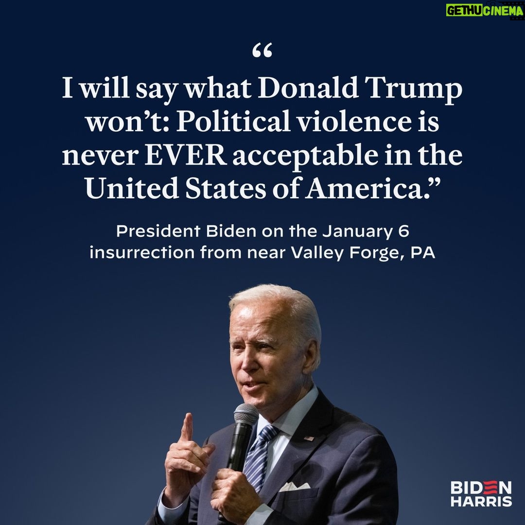 Joe Biden Instagram - You can’t be pro-insurrectionist and pro-American.
