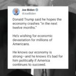 Joe Biden Instagram – Donald Trump is wishing for economic devastation for millions of Americans.