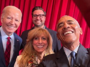 Joe Biden Instagram - It was great teaming up with my friend and brother, @BarackObama, to spend some time with supporters Cynthia and Nick.