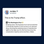 Joe Biden Instagram - This is the Trump effect.