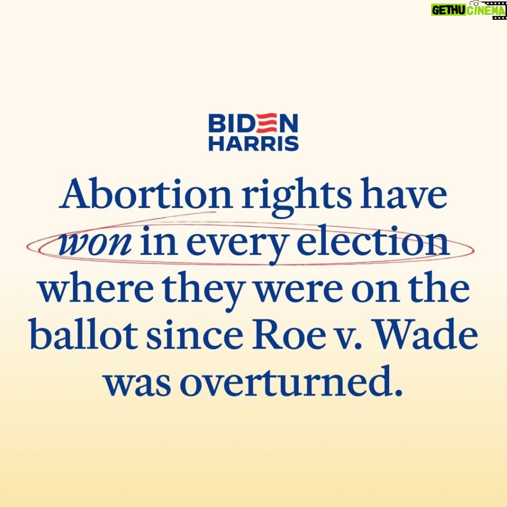 Joe Biden Instagram - Ohio. Kansas. Kentucky. Michigan. Voters are showing up to protect reproductive rights.