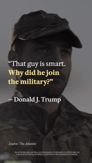 Joe Biden Instagram - If you don’t respect our troops, you can’t lead them.