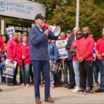 Joe Biden Instagram - I joined the picket line and stood shoulder-to-shoulder with the UAW. My predecessor went to a non-union shop and attacked them.