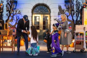 Joe Biden Instagram - Jill and I had a great time welcoming mermaids, wizards, superheroes, and more to the White House last night. Happy Halloween!
