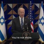 Joe Biden Instagram – I came to Israel with a single message: You are not alone.