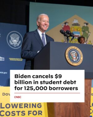 Joe Biden Instagram - We fixed the income-driven repayment program so borrowers who had been paying on their loans for 20 years get the debt relief they earned. 

Today, I announced that we have approved an additional $9 billion in relief for 125,000 borrowers under that program.