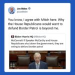 Joe Biden Instagram – You know, I agree with Mitch here.