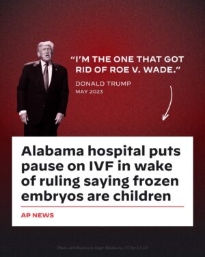 Joe Biden Instagram - Make no mistake: this is because Donald Trump overturned Roe v. Wade.