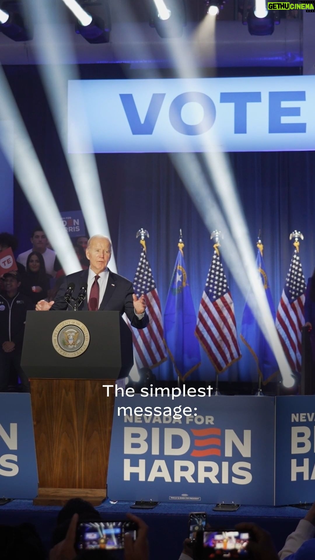 Joe Biden Instagram - Nevada, you’re the reason we will make Donald Trump a loser again.