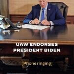 Joe Biden Instagram - The UAW was the first outfit to endorse me when I ran for U.S. Senate in 1972. Here’s the call last week when they told me I’d once again won the support of their hardworking union members. I won’t forget it.