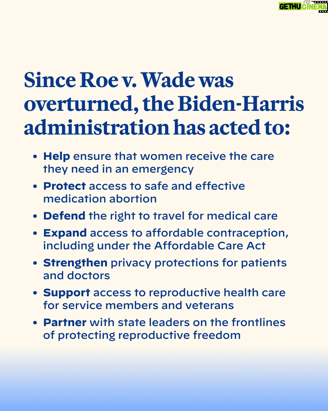 Joe Biden Instagram - We will continue our fight to protect women’s health care from MAGA Republican attacks.