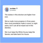 Joe Biden Instagram - The stakes in this election are higher than ever.