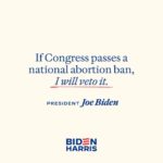 Joe Biden Instagram - On the 51st anniversary of the Supreme Court’s decision in Roe v. Wade, Trump and MAGA Republicans continue to push for a national abortion ban. It’s dangerous, extreme, and out of touch. I’ll continue to fight to protect a woman’s freedom to choose.