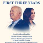 Joe Biden Instagram - We have spent the last three years working on behalf of the American people. Let's keep it going.