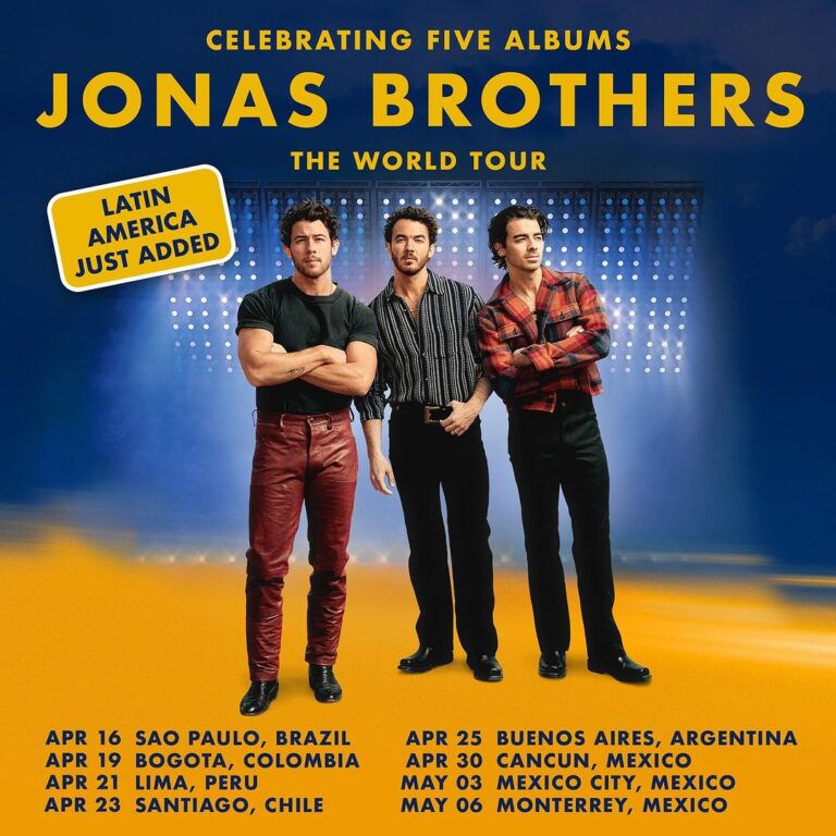Joe Jonas Instagram - Latin America… Are you ready? 🥳 Pre-sale starts tomorrow and general on-sale begins Friday, December 15th at 10am local time. Check jonasbrothers.com for more info on your city!