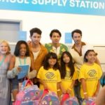 Joe Jonas Instagram - Last week we had the opportunity to support hundreds of kids at the @childrensplace back-to-school event by handing out school supplies, personalized backpacks and give them what they needed to change the world. Thank you for letting us be a part of it! Reminder that voting is open for the Top 10 Finalists plus you could win a $500 pre-paid card by voting daily on The Children’s Place app. Download now and vote #ad