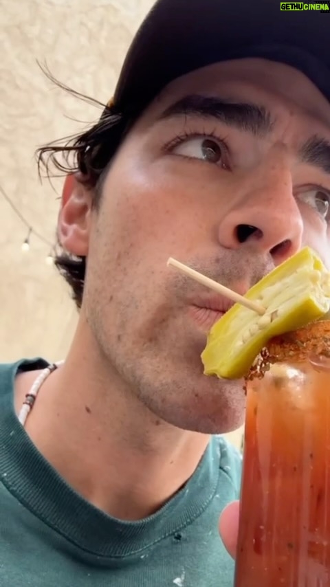 Joe Jonas Instagram - The perfect Bloody Mary 😋
