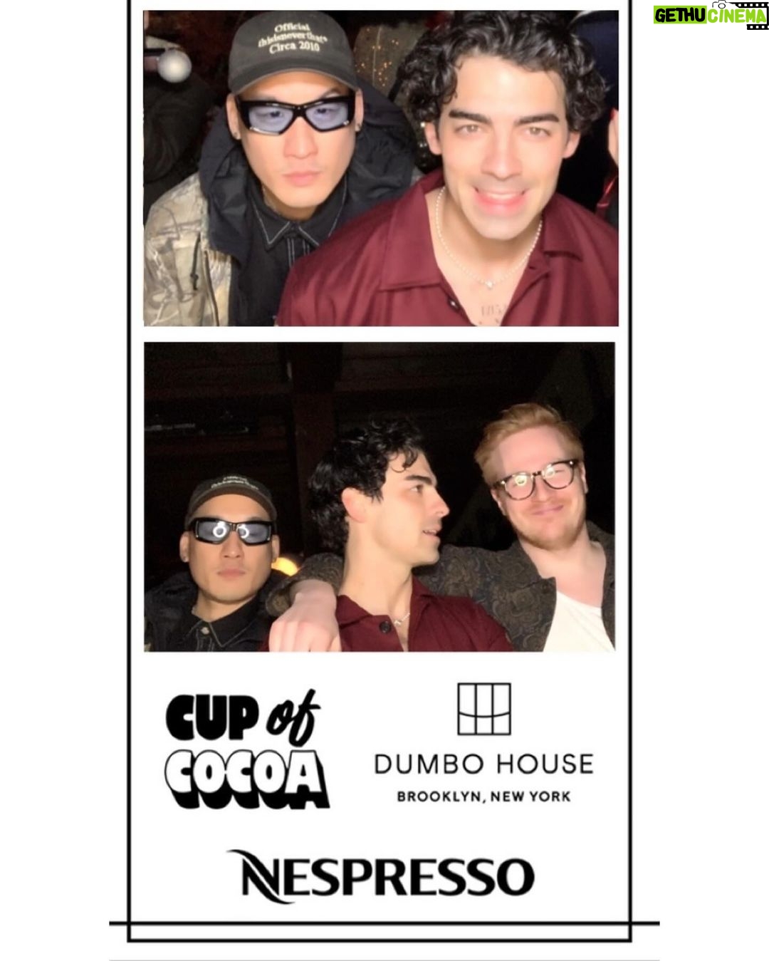 Joe Jonas Instagram - The best way to celebrate the end of the North American leg of #THETOUR is with @sohohouse 🥳 Big thanks to @nespresso for keep the drinks flowing! DUMBO House