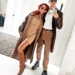Joe Sugg Instagram – Autumn has thrown up on us today.. 
Coat: @boss 
T shirt & Trousers: @uniqloeurope 
Shoes: @drmartensofficial 
Neck scarf thing: @zaraman 
Sunglasses: @circulrco 
Girlfriend: @diannebuswell 
Girlfriends clothes: no idea you’d have to ask her on that one.