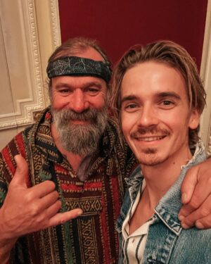 Joe Sugg Instagram - He’s a pretty cool guy 🧊 
Tomorrow night make sure you’re watching @diannebuswell on Freeze the fear with Wim Hof (BBC ONE 9PM) the show is incredible!