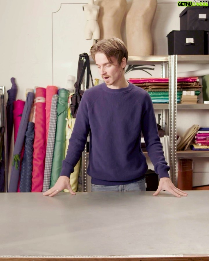 Joe Sugg Instagram - Took on a new challenge with @googleuk. I tried to make an item of clothing from scratch! Let me know what you think of my beautiful creation 😎 #ad
