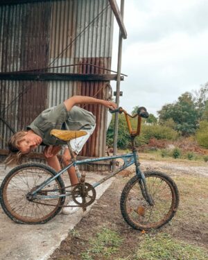 Joe Sugg Instagram - The first picture is me messing about with an old bmx 
The second picture is me forgetting to check for spiders under the seat..