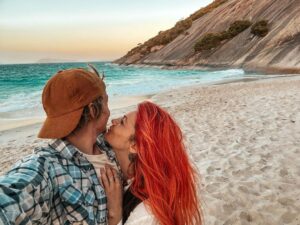 Joe Sugg Instagram - The other day we visited the newly voted number 1 beach in the whole of Australia in 2022. It was really beautiful and has a rather gruesome history too giving it the name ‘misery beach’