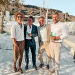 Joe Sugg Instagram - Had a lovely week off in Rhodes for a beautiful wedding. I am slightly concerned though that it’s becoming a habit of me and @lewisedjones7 attempting this dance move at every wedding we’ve been to so far 😂 Lindos, Rhodes, Greece