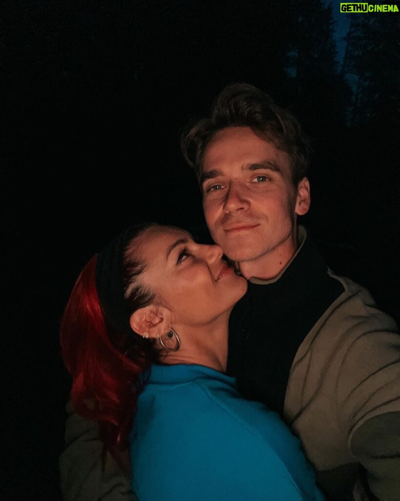 Joe Sugg Instagram - Don’t be fooled by this.. she’s actually looking for spots to squeeze on my face.