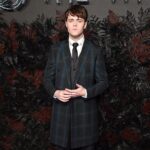 Joey Batey Instagram - Looking grumpy, but I promise I was smiling and singing my heart out inside at the @witchernetflix London Premiere last night. ‘The era of the sword and axe is nigh...’ See you tomorrow Poland - be gentle... ... Styled by @ellagaskellstylist Wearing @ozwald_boateng Grooming by @thebradylea