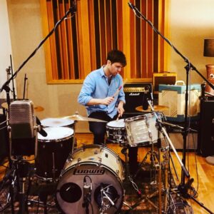Joey Batey Instagram - Taking a break from @witchernetflix and utterly overjoyed to be back in the studio putting down the second album with my band @theamazingdevil. 
Here be the real monsters... Lots of love gang.
JBx