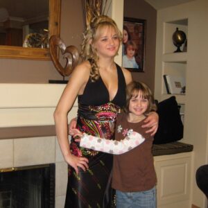 Joey King Instagram - Happy 30th birthday to my angel of a sister @hunterking. I was probably 9 in this photo and you 15. And I remember that I was excited for you to go to winter formal, but really I couldn’t wait til you got back home, so we could hang out. So we could wear our matching pjs, have ice cream, and go through an entire bottle of hard shell in one sitting. You were my best friend and you always will be. We may not look like this anymore, but my excitement for every time we hang out is just the same as when I was 9. I love you, happy happy birthday