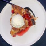 Joey King Instagram – Every fucking time I make a pie I somehow become dory from finding fucking Nemo and forget. I  become ABSOLUTELY delusional. “Oh I love making pie”. Oh do you Joey? You lying little shit. DO NOT EVEN TALK TO ME WHEN IM TRYING TO WORK WITH THE CRUST. Crust. Fuck crust. Crust is such a whiny little bitch. Crust is like Goldilocks. “you didn’t  process me long enough so now I won’t form a shape even resembling dough” or “oh you processed me too much so now I’m the consistency of play-do” like????
Anyway this is my Strawberry rhubarb pie. It was excellent. 10/10. will be doing it again soon.