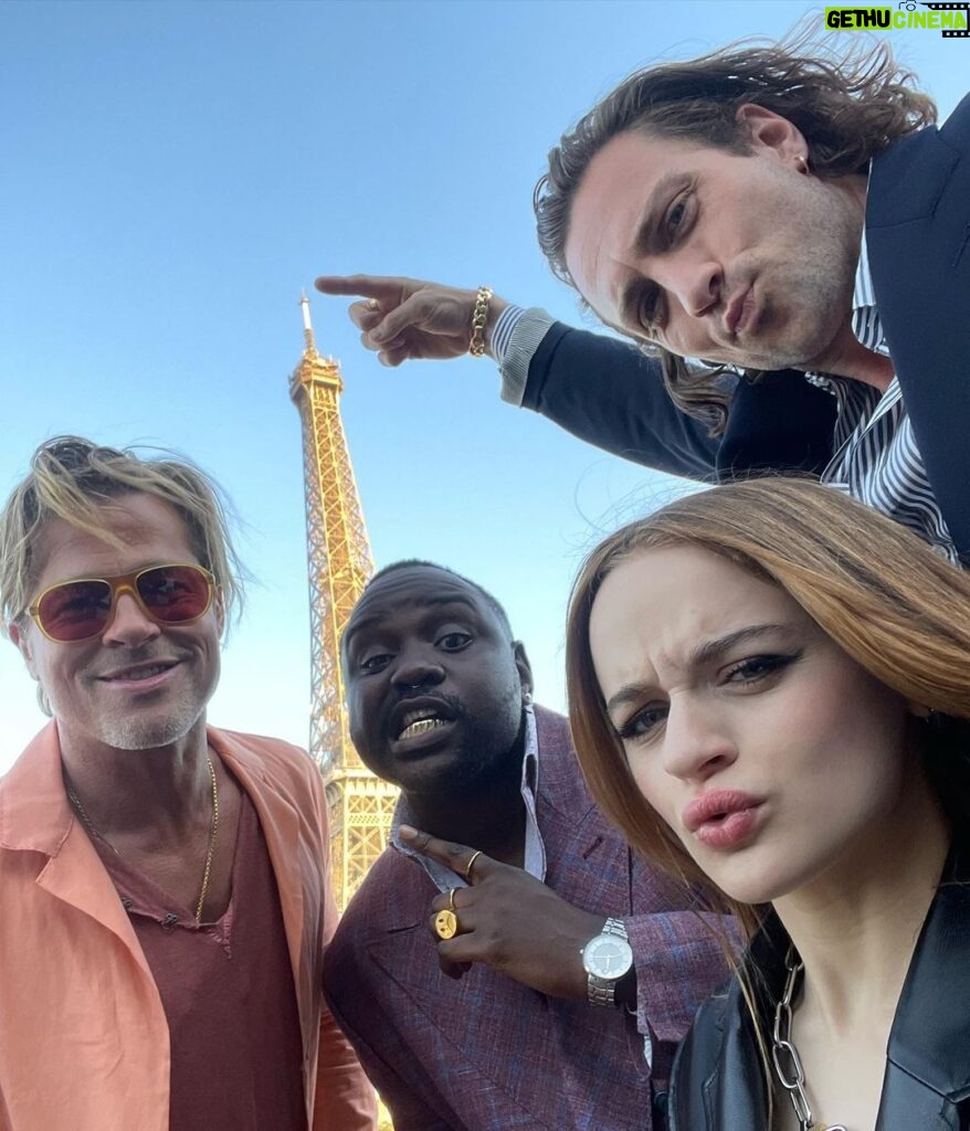 Joey King Instagram - Bullet Train crew takes Paris