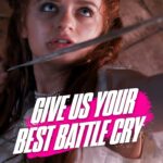 Joey King Instagram - I wanna hear your best battle cry #ThePrincess starts streaming this Friday on @hulu !!!