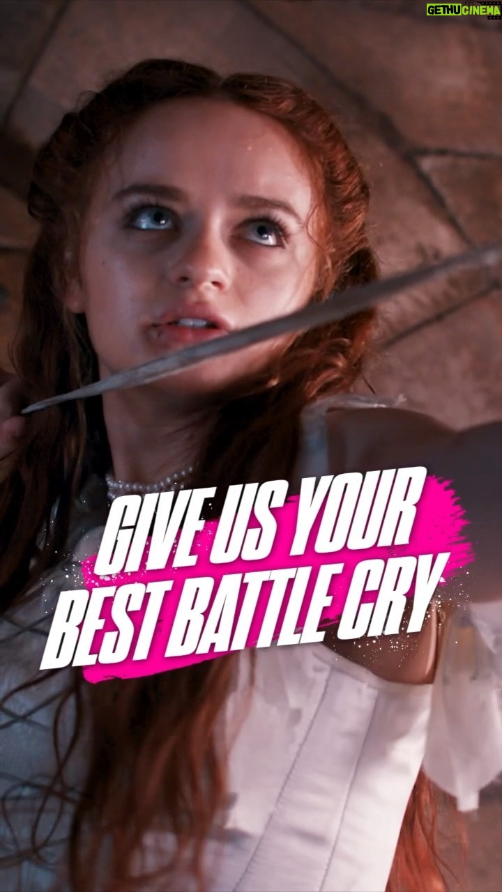 Joey King Instagram - I wanna hear your best battle cry #ThePrincess starts streaming this Friday on @hulu !!!