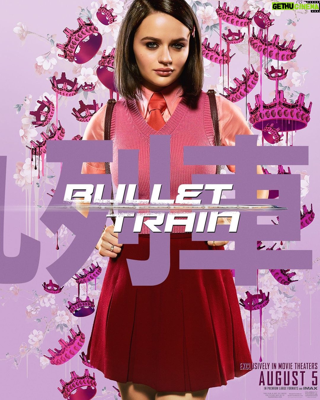 Joey King Instagram - The Prince. Not as innocent as she seems. #BulletTrainMovie