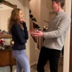Joey King Instagram - I surprised Steven after a month apart, and idk man, these photos make my eyes wet Happy holidays everybody🥹❤️