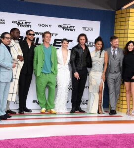 Joey King Instagram - The Bullet Train Los Angeles premiere was just UGH SO GOOD! Celebrating with my family and everyone who came out was so damn joyous. Thank you to my killlerrr team for making this look happen. I truly felt like a badass assassin dressed to kill ❤️‍🔥 This press tour was insane and I loved every second. Thank you @davidmleitch & @kmc_87n for everything and letting me take on #ThePrince! @bullettrainmovie
