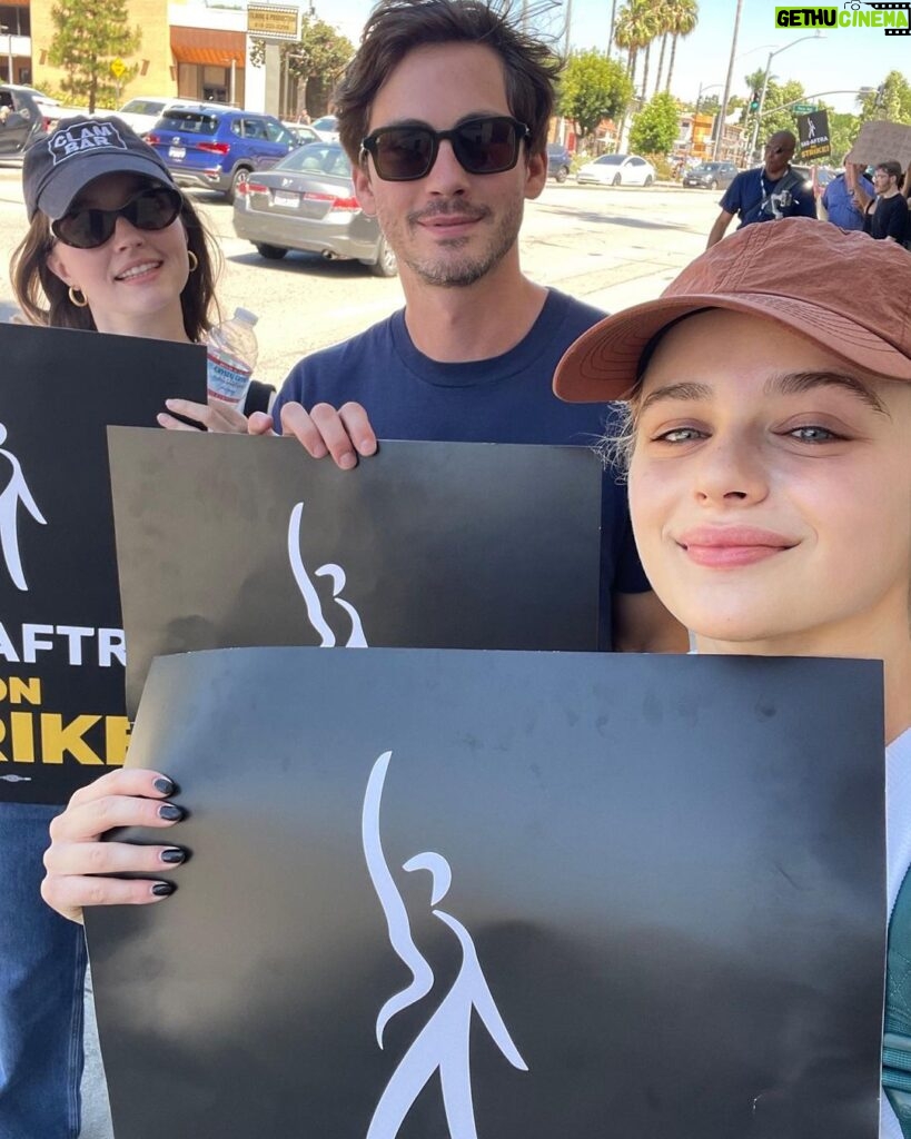 Joey King Instagram - This strike is so necessary! I’m so proud to be part of a union that’s fighting for a fair contract for all members #UnionStrong #sagaftraonstrike